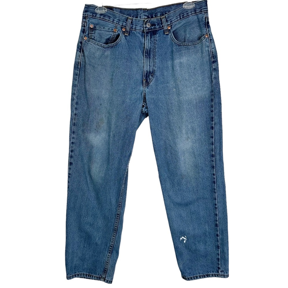 Levi’s 550 Relaxed Fit Tapered Leg Cotton Jeans Stonewash Men’s 36x32
